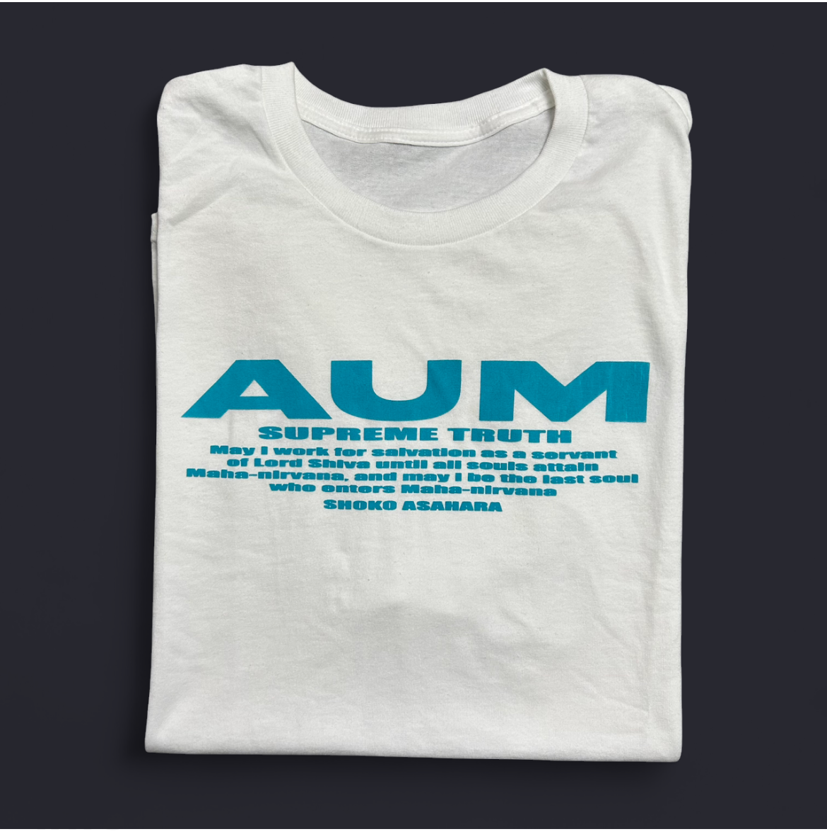 Aum text tee